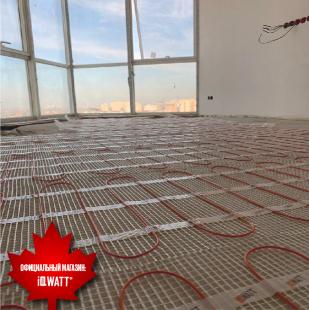 Тонкий самоклеящийся греющий мат IQ FLOOR MAT 150 Вт/м.кв - 2,0м²