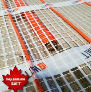Тонкий самоклеящийся греющий мат IQ FLOOR MAT 150 Вт/м.кв - 15м²
