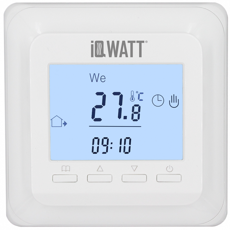 Терморегулятор с ЖК-дисплеем IQ THERMOSTAT Р (white)