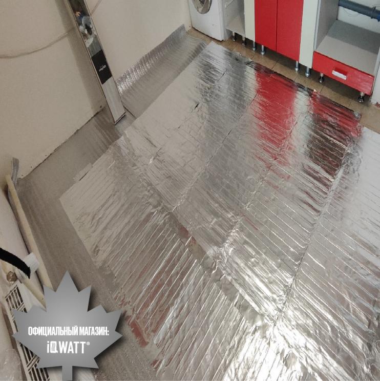Ультратонкий греющий мат IQ LAMINATE MAT 150 Вт/м.кв - 1,0м²