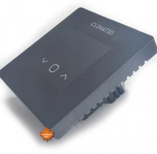 Электронный программируемый терморегулятор CLIMATIQ FD WI-FI черный