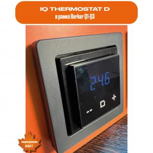 Электронный программируемый термостат IQ THERMOSTAT D black/white WI-FI